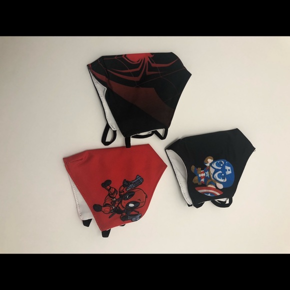 3-Pack kids Superhero Masks with Filters - Picture 4 of 6